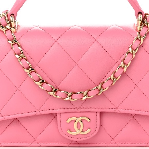 Chanel classic wallet on chain quilted lambskin mini - Picture 7 of 9